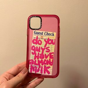 Casetify iPhone 11 Laundry Room Studio Almond Milk Phone Case Pink